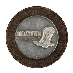 .999 Fine Silver Boomtown Las Vegas, Nevada $10 Limited Edition Gaming Token