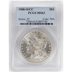1900-O/CC $1 Morgan Silver Dollar Coin PCGS MS63