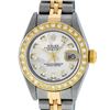 Image 1 : Rolex Ladies Quickset Two Tone Mother Of Pearl Diamond Datejust Wristwatch