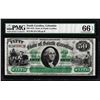 Image 1 : 1872 $50 State of South Carolina Revenue Bond Obsolete Note PMG Gem Uncirculated 66EPQ