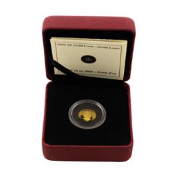 2008 Canada $1 Louis Gold Coin w/ Box & COA
