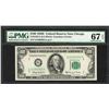 Image 1 : Finest Known 1950E $100 Federal Reserve Note Chicago PMG Superb Gem Uncirculated 67EPQ