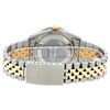 Image 6 : Rolex Mens Two Tone Black String VS 3CTW Channel Set Diamond Datejust Watch