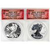 Image 1 : 2013-W $1 West Point Proof Silver Eagle Coin Set ANACS EU70/PR70DCAM First Release