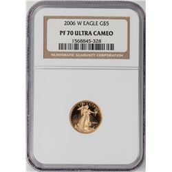2006-W Proof $5 American Gold Eagle Coin NGC PF70 Ultra Cameo