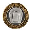 Image 2 : .999 Fine Silver Horseshoe Las Vegas, Nevada $10 Limited Edition Gaming Token