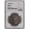 Image 1 : 1890-S $1 Morgan Silver Dollar Coin NGC MS63