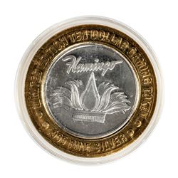 .999 Fine Silver Flamingo Casino Laughlin, NV $10 Limited Edition Gaming Token