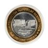 Image 2 : .999 Fine Silver Flamingo Casino Laughlin, NV $10 Limited Edition Gaming Token