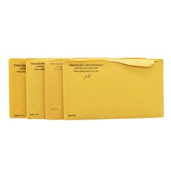 Lot of 1961-1964 (5) Coin Proof Sets in Envelopes