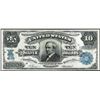 Image 1 : 1908 $10 Tombstone Silver Certificate Note