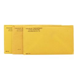 1961-1963 (5) Coin Proof Sets In Envelopes