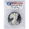 Image 1 : 1994-P $1 Proof American Silver Eagle Coin PCGS PR69DCAM Moy Signature