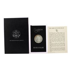 1883-CC $1 Morgan Silver Dollar Coin Uncirculated GSA Hoard w/ Box & COA