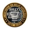 Image 1 : .999 Silver Ballys Las Vegas $10 Casino Limited Edition Gaming Token