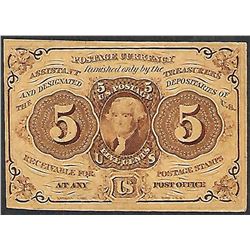 July 17, 1862 First Issue Five Cents Fractional Currency Note