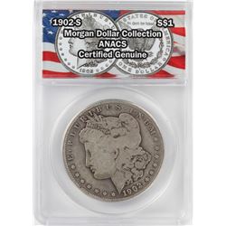 1902-S $1 Morgan Silver Dollar Coin ANACS Certified Genuine