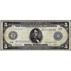 Image 1 : 1914 $5 Federal Reserve Note New York