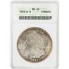 Image 1 : 1921-D $1 Morgan Silver Dollar Coin ANACS MS63
