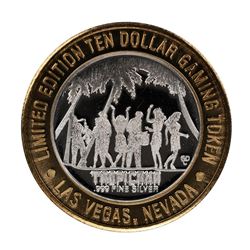 .999 Silver Tropicana Las Vegas, Nevada $10 Casino Limited Edition Gaming Token