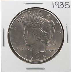1935 $1 Peace Silver Dollar Coin