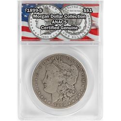 1899-S $1 Morgan Silver Dollar Coin ANACS Certified Genuine