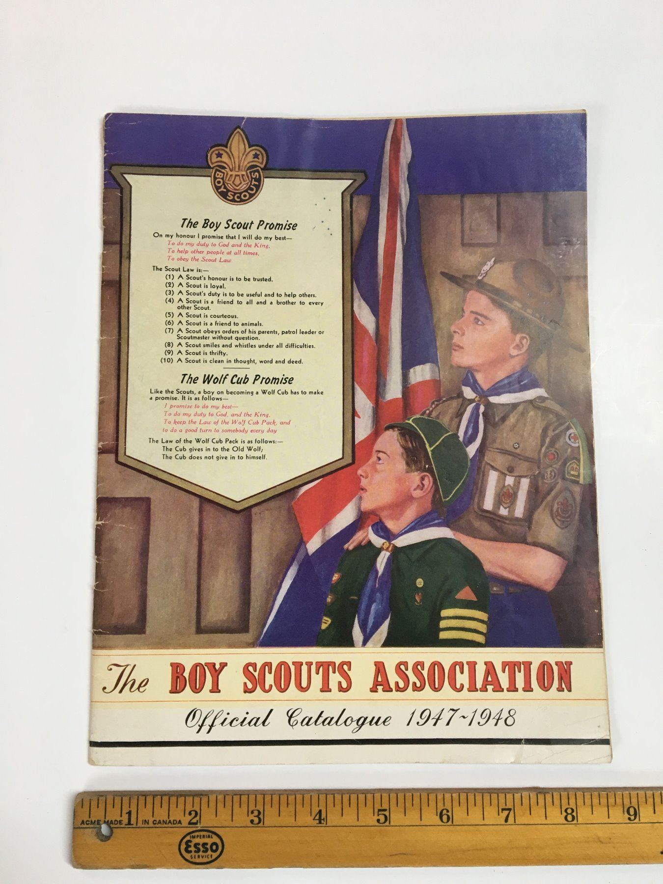 195748 OFFICIAL BOY SCOUTS ASSOCIATION CATALOGUE
