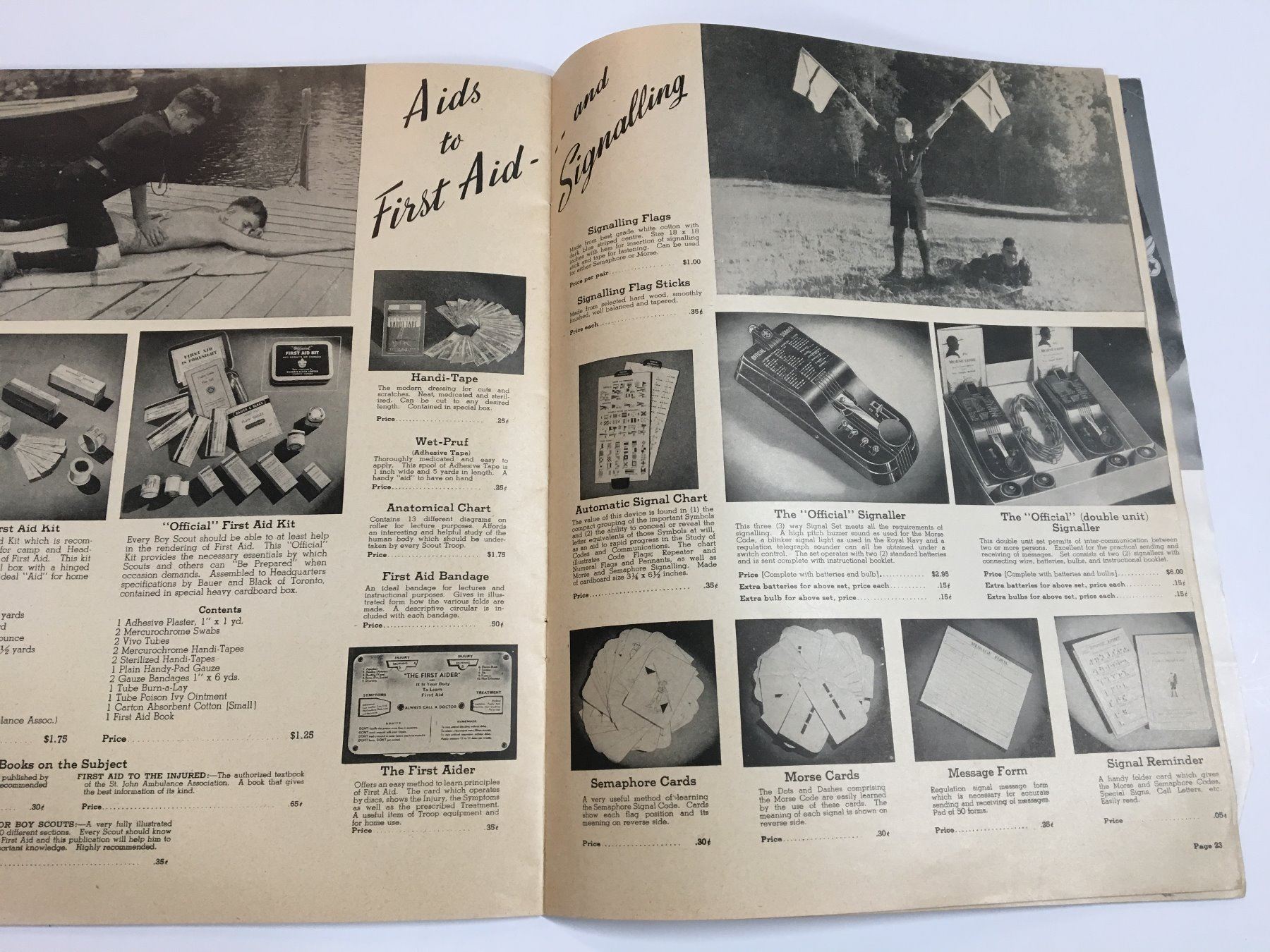 195748 OFFICIAL BOY SCOUTS ASSOCIATION CATALOGUE