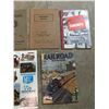 Image 4 : PAPER BOOK LOT TRADES RAILROAD UGG TRACTORS