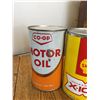 Image 2 : LOT OF 4 VARIOUS 1 QUART OIL CANS FULL