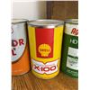 Image 3 : LOT OF 4 VARIOUS 1 QUART OIL CANS FULL