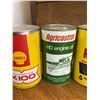 Image 4 : LOT OF 4 VARIOUS 1 QUART OIL CANS FULL