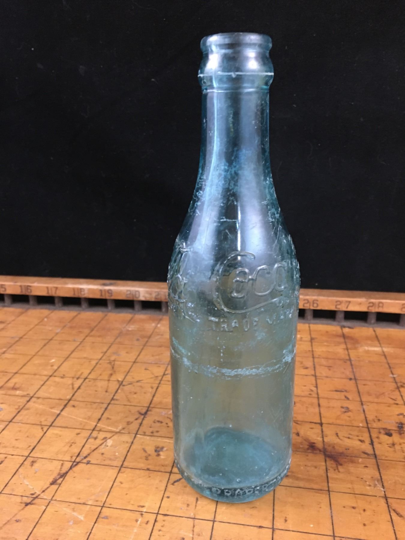 STRAIGHT SIDED SCRIPT COCA-COLA BOTTLE