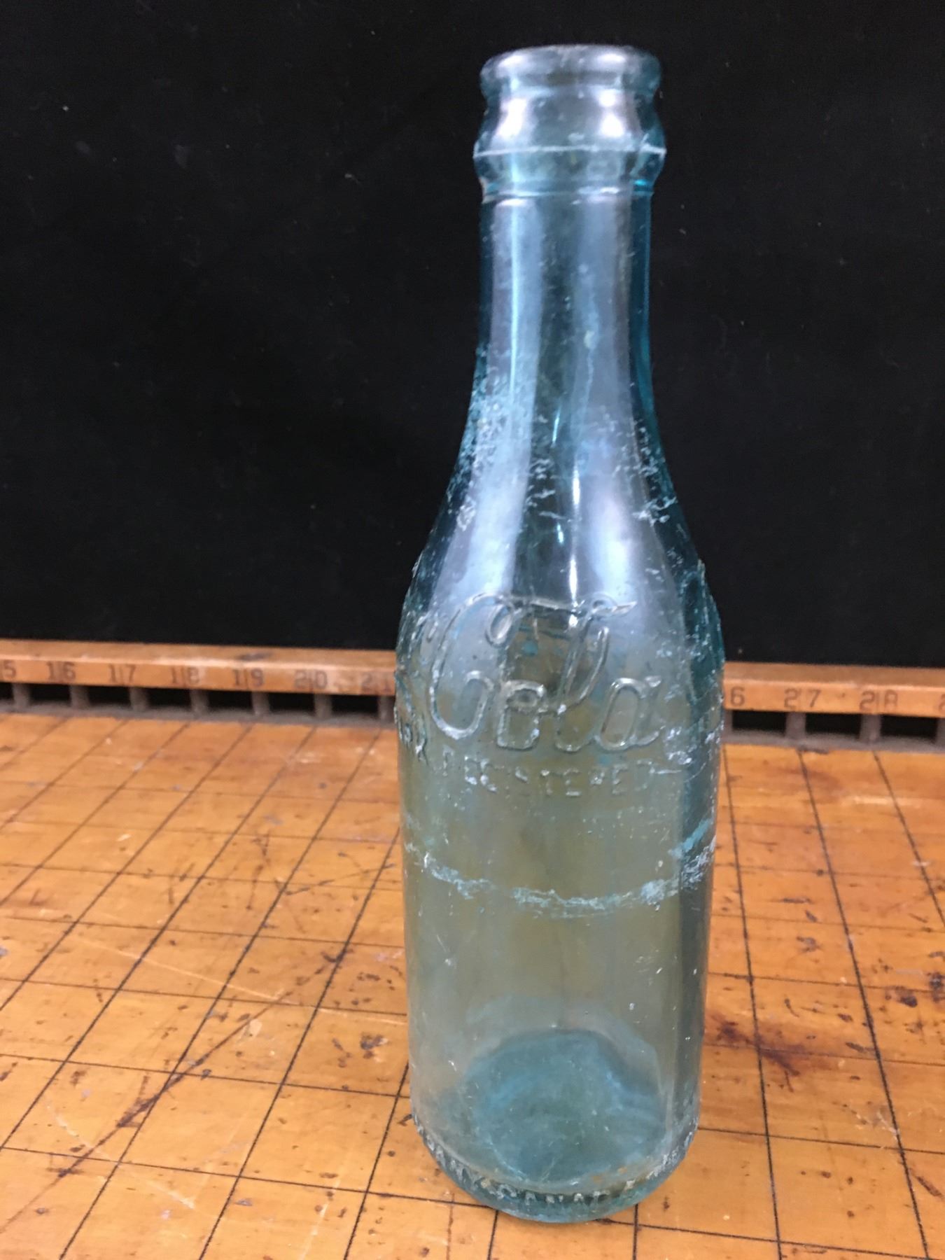 STRAIGHT SIDED SCRIPT COCA-COLA BOTTLE