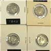 Lot of 4 USA SILVER MERCURY DIMES 1937 1941 1942 1945