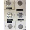 Lot of 6 USA SILVER DIMES 1946 1950 1952 1954 1957 1958