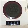 Image 2 : LOT OF CANADA LARGE CENT PENNIES 1888 1896 1899 1906