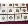 Image 8 : PAGE LOT OF 20 CANADIAN NICKELS BETWEEN 1922 AND 1939