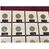 Image 2 : PAGE LOT OF 20 CANADIAN NICKELS BETWEEN 1927 AND 1936