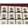 Image 2 : PAGE LOT OF 20 CANADIAN NICKELS BETWEEN 1928 AND 1936