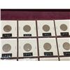 Image 2 : PAGE LOT OF 20 CANADIAN NICKELS BETWEEN 1924 AND 1936