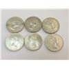 Image 7 : LOT OF 6 1958 BRITISH COLUMBIA CANADA SILVER DOLLARS