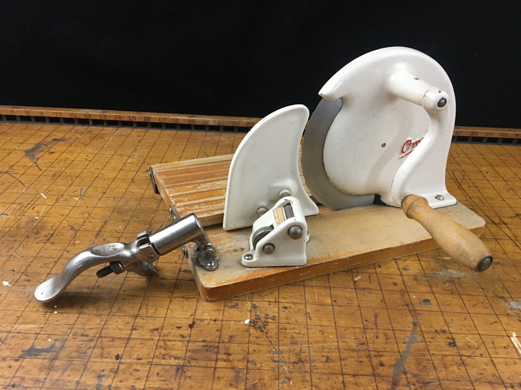 ANTIQUE OMNIA HAND CRANK SLICER GERMANY