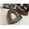 Image 3 : LOT OF SAD IRONS HANDLES TRIVET