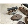 Image 6 : LOT OF SAD IRONS HANDLES TRIVET