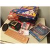 Image 1 : LOT OF BOARD GAMES CARDS SHUFFLER DICE ETC