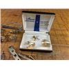 Image 2 : LOT OF VINTAGE TIE CLIPS AND CUFFLINKS