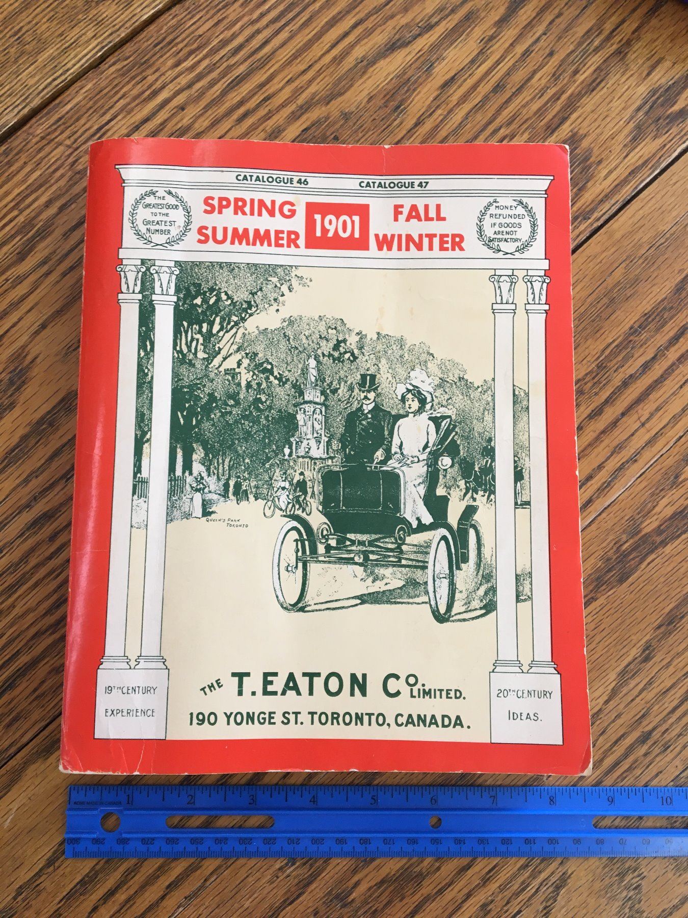 REPRODUCTION 1901 EATONS CATALOGUE