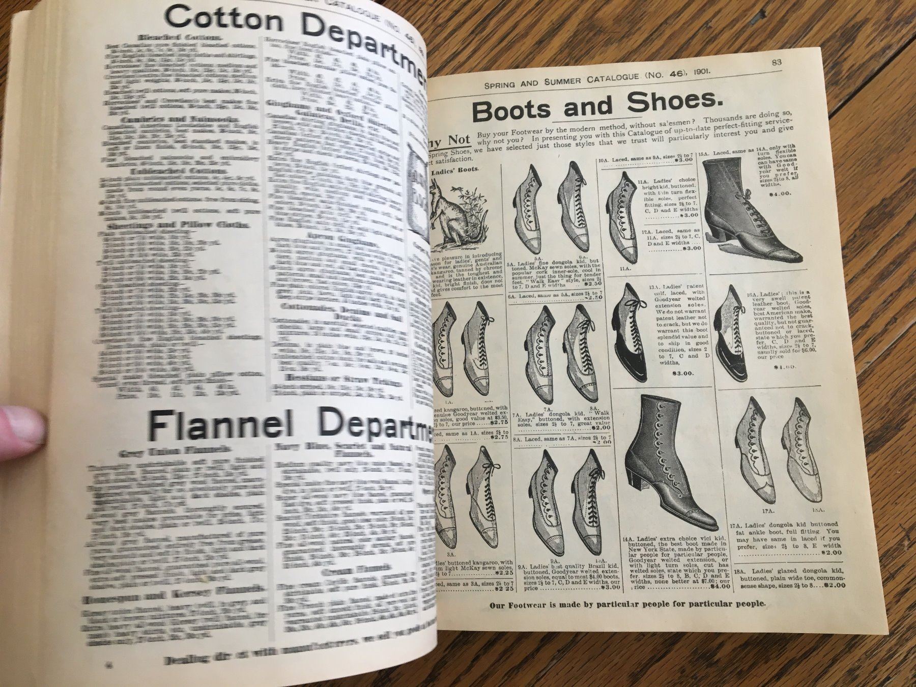 REPRODUCTION 1901 EATONS CATALOGUE