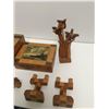 Image 3 : LOT OF WOODEN ITEMS BOXES CARS ETC